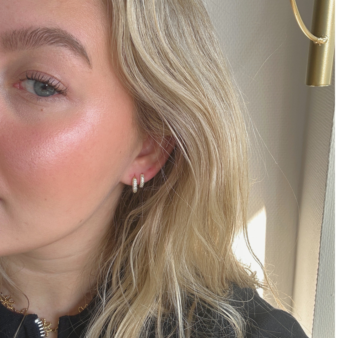 Glowie hoops (Guld)