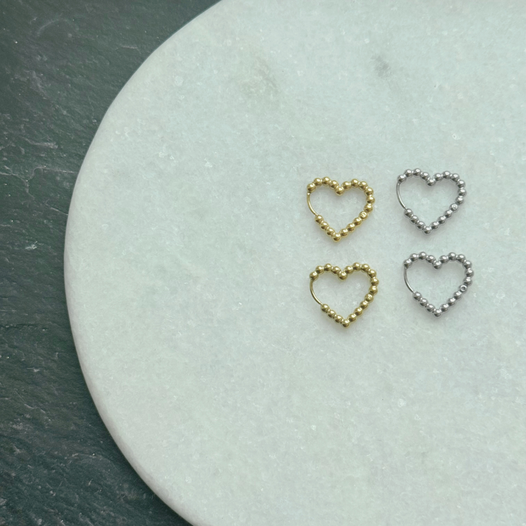 Love Dot Hoops
