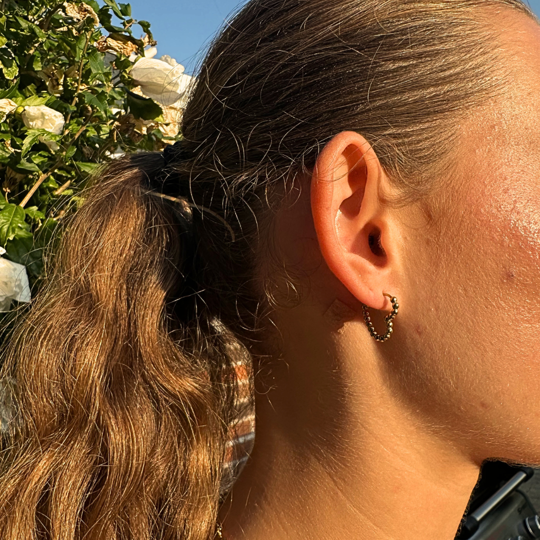 Love Dot Hoops