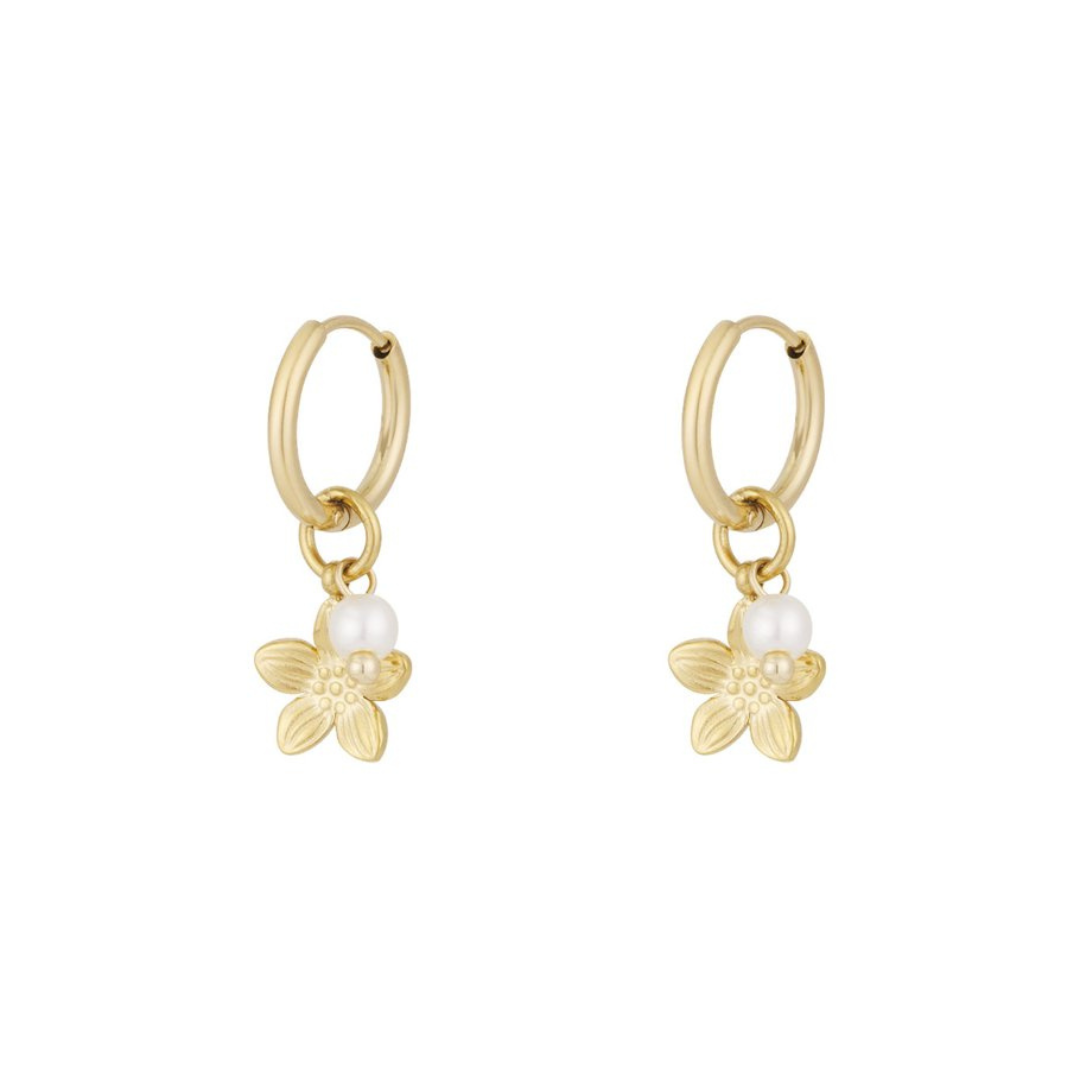 Pearl blossom øreringe