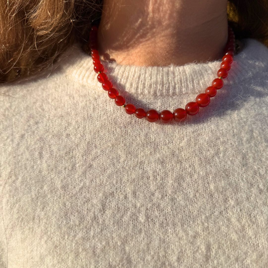 Uma halskæde (Rød)