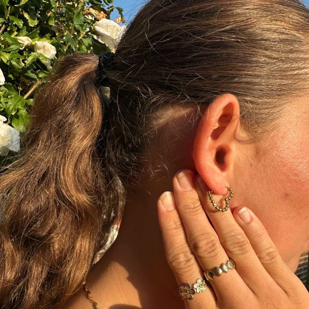 Love Dot Hoops