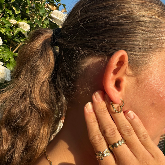 Love Dot Hoops