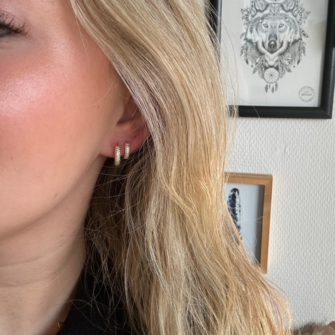 Glowie hoops (Guld)