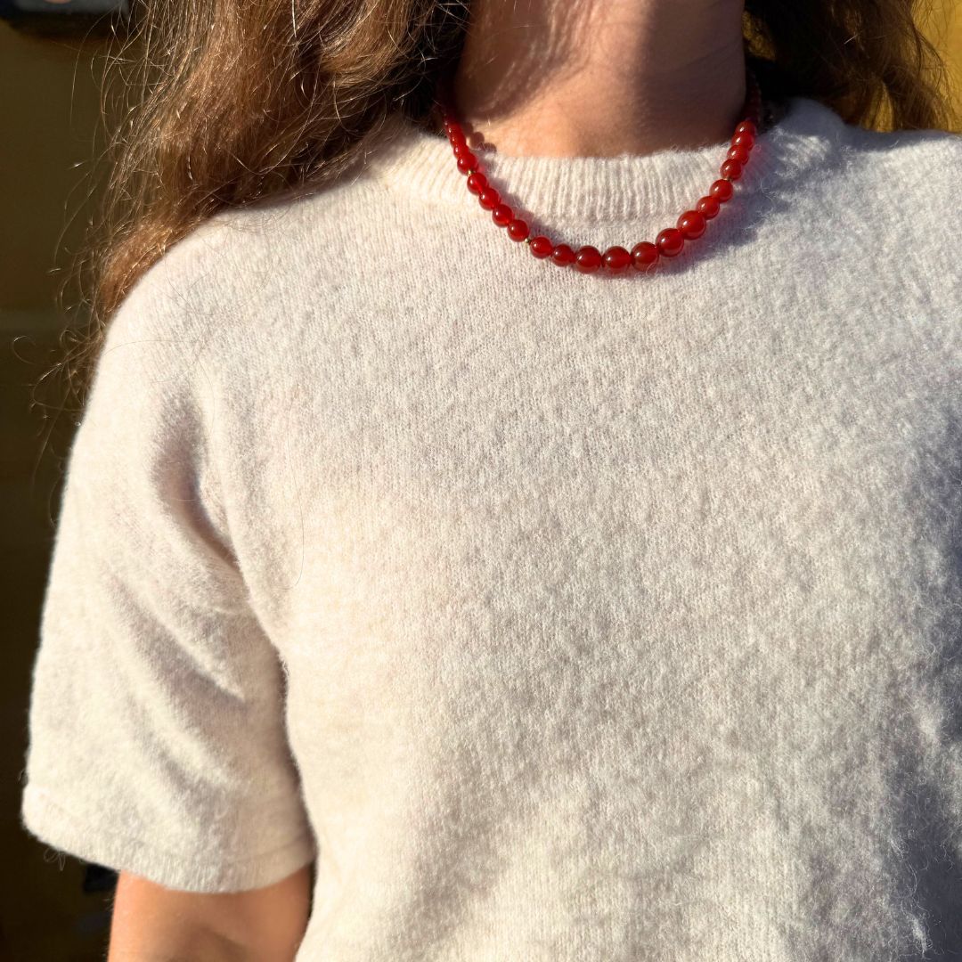 Uma halskæde (Rød)